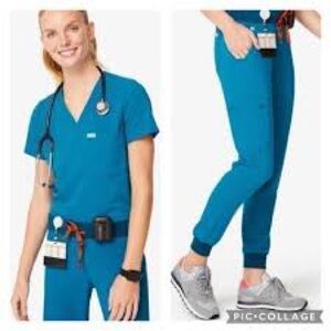 Figs Women's Alps Blue Scrub Set (limited)